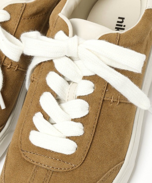 niko and...（ニコアンド）の「《抗菌消臭》フェイクスエード柔らかスニーカー（スニーカー・レディース・ライトグレー/キャメル・MEDIUM/LARGE）」の10枚目の写真