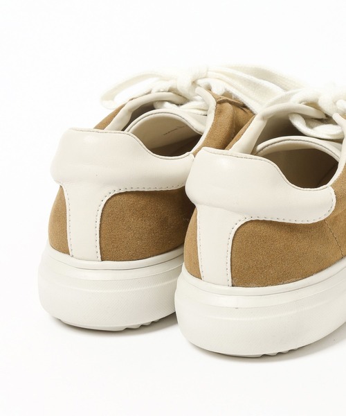 niko and...（ニコアンド）の「《抗菌消臭》フェイクスエード柔らかスニーカー（スニーカー・レディース・ライトグレー/キャメル・MEDIUM/LARGE）」の12枚目の写真