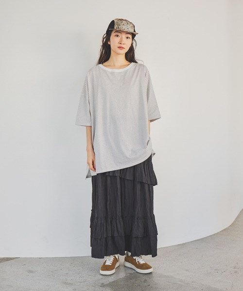 niko and...（ニコアンド）の「《抗菌消臭》フェイクスエード柔らかスニーカー（スニーカー・レディース・ライトグレー/キャメル・MEDIUM/LARGE）」の15枚目の写真