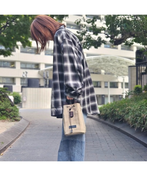 master-piece（マスターピース）の「master-piece / Link ドローストリングショルダーバッグ / No.02356-v2（ショルダーバッグ・メンズ・ブラック系その他/ブラック/ベージュ/オレンジ/ネイビー/ブルー系その他・FREE）」の14枚目の写真