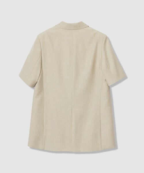 allureville(アルアバイル)の「ハーフスリーブジャケット(テーラードジャケット・レディース・キャメル/ベージュ・1/2)」の22枚目の写真