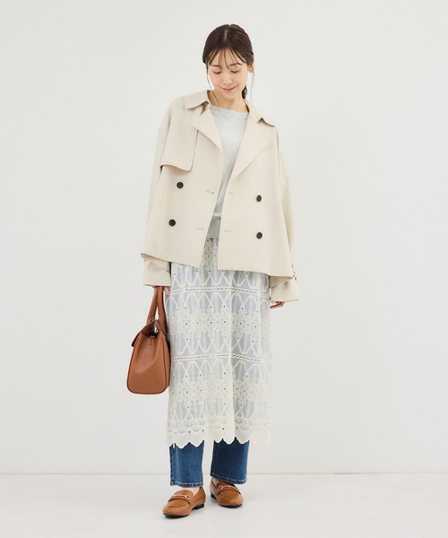 ROPE' PICNIC（ロペピクニック）の「レースキャミワンピース（ワンピース・レディース・オフホワイト/ブラック・FREE）」の20枚目の写真