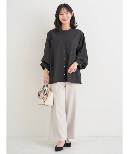 Re-J&SUPURE(リジェイアンドスプル)の「【大きいサイズ】【マルチストレッチ】ストレートパンツ(セットアップ可)(スラックス・レディース・ライトグレー/ネイビー/ブラック・XX-LARGE/XXX-LARGE/XXXX-LARGE)」の20枚目の写真