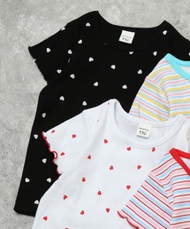 SUNDAYS SUN（サンデイズ サン）の「【綿97% メロウ】選べる4柄 テレコリブ総柄半袖Tシャツ（Tシャツ/カットソー）」