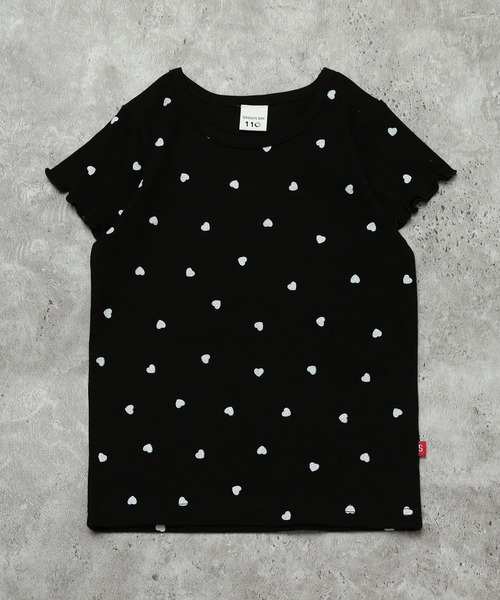 SUNDAYS SUN(サンデイズ サン)の「【綿97%/メロウ】選べる4柄 テレコリブ総柄半袖Tシャツ(Tシャツ/カットソー・キッズ・レッド/ターコイズブルー/アイボリー/ブラック・100/90/130/110/120)」の13枚目の写真
