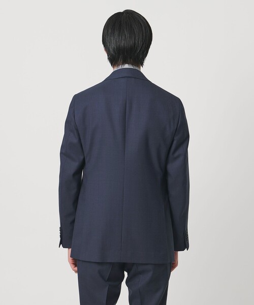 UNITED ARROWS(ユナイテッドアローズ)の「タスマニアウール ピンチェック シングル 3ボタン スーツ S-MODEL ヨコストレッチ 撥水(セットアップ・メンズ・ネイビー・44/50/46/48)」の14枚目の写真