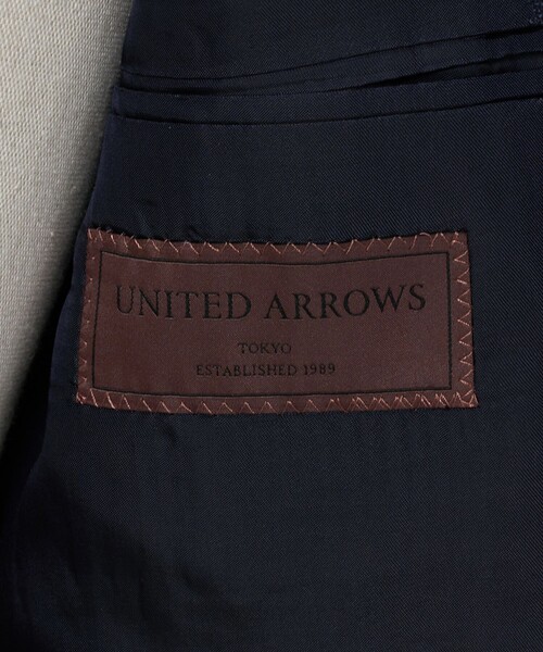 UNITED ARROWS(ユナイテッドアローズ)の「タスマニアウール ピンチェック シングル 3ボタン スーツ S-MODEL ヨコストレッチ 撥水(セットアップ・メンズ・ネイビー・44/50/46/48)」の5枚目の写真