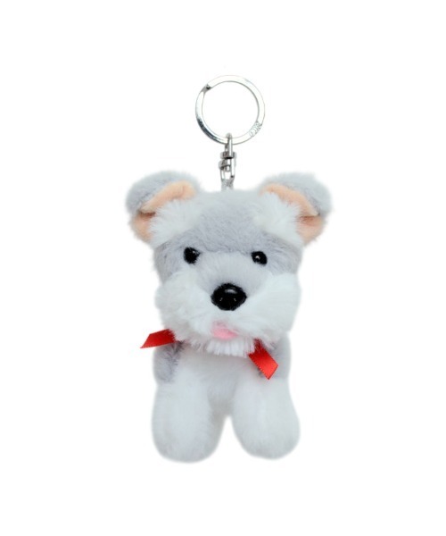 nici（ニキ）の「NCI(ニキ)/BB シュナウザー スタンディング 10cm（キーホルダー・レディース・ライトグレー・フリー）」の2枚目の写真