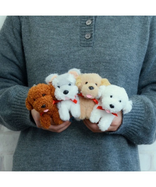 nici（ニキ）の「NCI(ニキ)/BB シュナウザー スタンディング 10cm（キーホルダー・レディース・ライトグレー・フリー）」の4枚目の写真