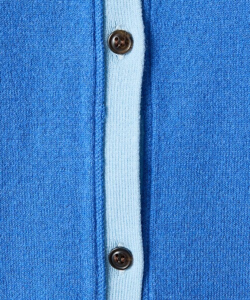 collex（コレックス）の「バイカラーコンパクトカーディガン（カーディガン/ボレロ・レディース・ライム/ネイビー/オレンジ系その他/ブルー・フリー）」の15枚目の写真