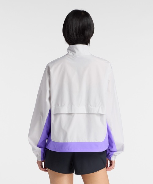 NEW BALANCE(ニューバランス)の「ファストデイズジャケット(ナイロンジャケット・レディース・ライトグレー/ブラック・X-LARGE/LARGE/MEDIUM/SMALL)」の10枚目の写真