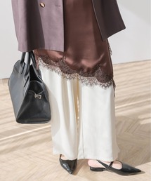 AMELY | タックワイドパンツ(その他パンツ)