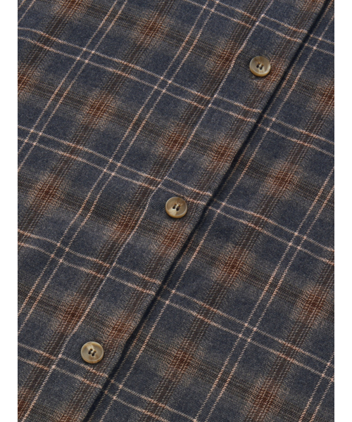 OCHERS(オーカーズ)の「チェックシャツ No.0001 クワイエットアッシュ(シャツ/ブラウス・メンズ・その他・1/2/3)」の5枚目の写真