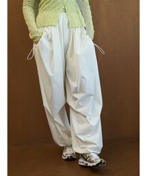 emmi | eco ボリュームパラシュートパンツ/撥水/UVカット/接触冷感(その他パンツ)