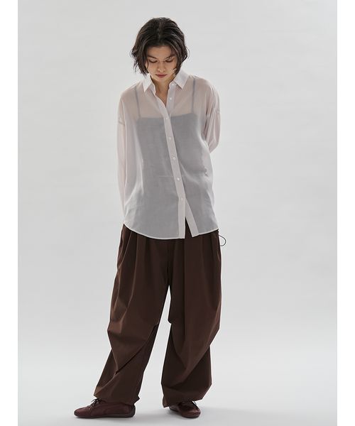 emmi / eco ボリュームパラシュートパンツ eco ボリュームパラシュートパンツ/撥水/UVカット/接触冷感（その他