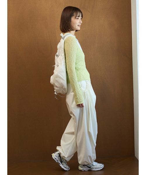 emmi（エミ）の「eco ボリュームパラシュートパンツ/撥水/UVカット/接触冷感（その他パンツ・レディース・ブラウン/オフホワイト/ブラック・1/0）」の13枚目の写真