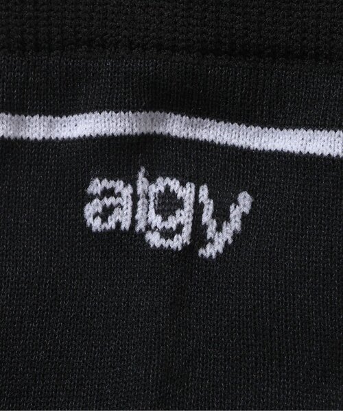 algy（アルジー）の「ラインシアークルーソックス（ソックス/靴下・キッズ・ブラック/サックスブルー/オフホワイト・21/24）」の8枚目の写真