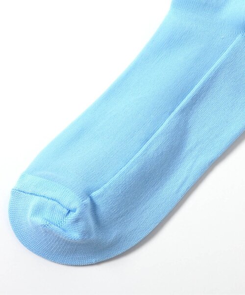algy（アルジー）の「ラインシアークルーソックス（ソックス/靴下・キッズ・ブラック/サックスブルー/オフホワイト・21/24）」の11枚目の写真
