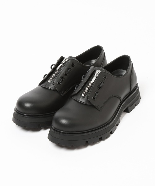 HARE（ハレ）の「ラギットソールZIPシューズ(HARE)（ドレスシューズ・メンズ・ブラック・LARGE/MEDIUM）」の5枚目の写真