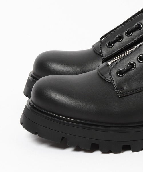 HARE（ハレ）の「ラギットソールZIPシューズ(HARE)（ドレスシューズ・メンズ・ブラック・LARGE/MEDIUM）」の18枚目の写真