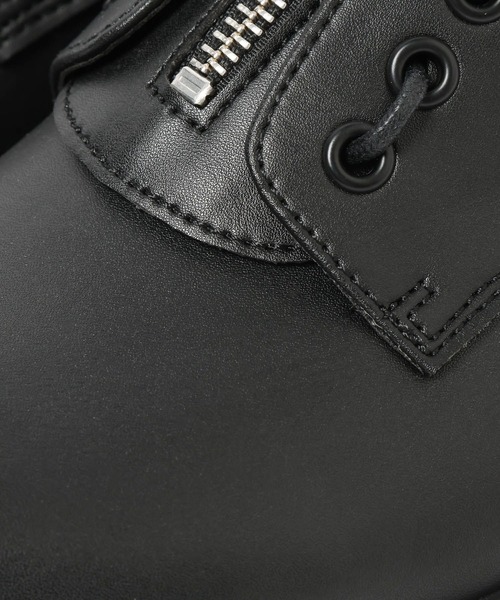HARE（ハレ）の「ラギットソールZIPシューズ(HARE)（ドレスシューズ・メンズ・ブラック・LARGE/MEDIUM）」の11枚目の写真