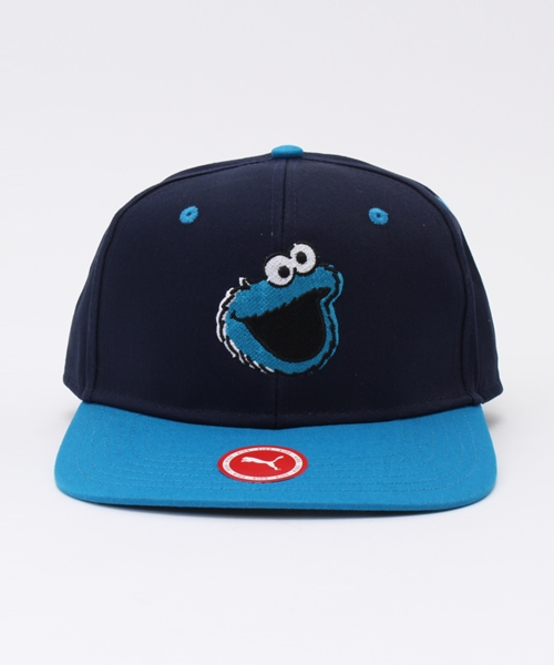 PUMA（プーマ）の「セサミストリート 2Tキャップ (KIDS)（キャップ・キッズ・ブルー/レッド・フリー）」の5枚目の写真
