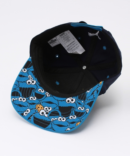 PUMA（プーマ）の「セサミストリート 2Tキャップ (KIDS)（キャップ・キッズ・ブルー/レッド・フリー）」の8枚目の写真