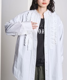 ROSE BUD（ローズバッド）の「(CREOLME)COTTON FRILL SHIRT（シャツ/ブラウス・レディース）」