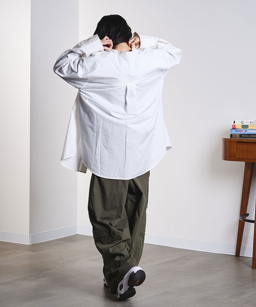 ROSE BUD（ローズバッド）の「(CREOLME)COTTON FRILL SHIRT（シャツ/ブラウス・レディース・ライトブルー/ホワイト・ONE SIZE）」の10枚目の写真