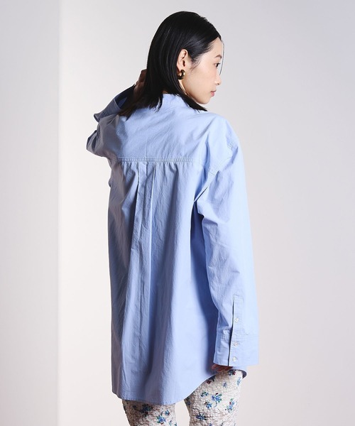 ROSE BUD（ローズバッド）の「(CREOLME)COTTON FRILL SHIRT（シャツ/ブラウス・レディース・ライトブルー/ホワイト・ONE SIZE）」の14枚目の写真