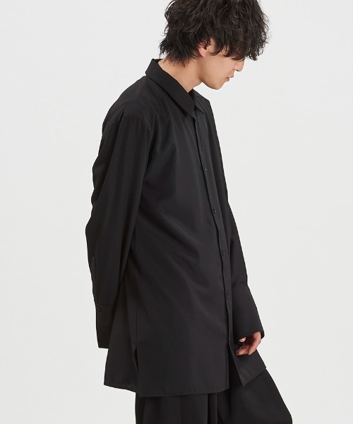 NO ID.（ノーアイディ）の「ms6453-ﾛﾝｸﾞSH シャツ(458006-435S)（シャツ/ブラウス・メンズ・グレー/ホワイト/ブラック・ONE SIZE）」の17枚目の写真
