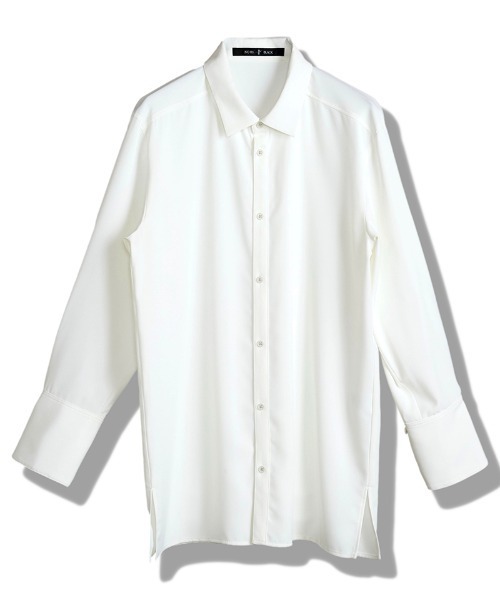 NO ID.（ノーアイディ）の「ms6453-ﾛﾝｸﾞSH シャツ(458006-435S)（シャツ/ブラウス・メンズ・グレー/ホワイト/ブラック・ONE SIZE）」の21枚目の写真