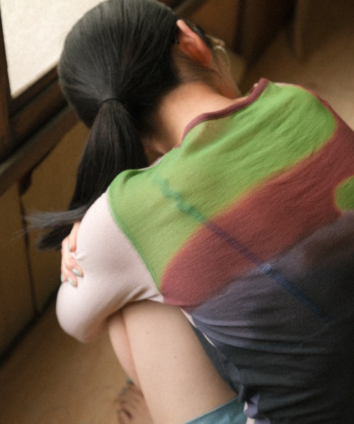 PAMM（パム）の「MABLE PAMM see-through tops（Tシャツ/カットソー・レディース・グリーン/グレー・フリー）」の22枚目の写真