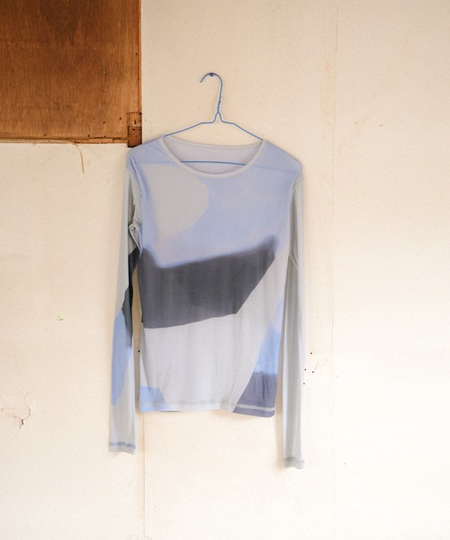 PAMM（パム）の「MABLE PAMM see-through tops（Tシャツ/カットソー・レディース・グリーン/グレー・フリー）」の14枚目の写真