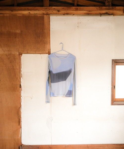 PAMM（パム）の「MABLE PAMM see-through tops（Tシャツ/カットソー・レディース・グリーン/グレー・フリー）」の15枚目の写真