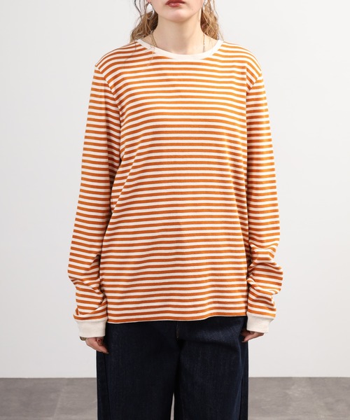 SO(エスオー)の「長袖Tシャツ(Tシャツ/カットソー・レディース・スミクロ/オレンジ系その他・F)」の16枚目の写真