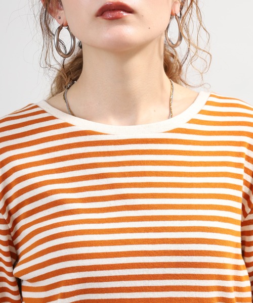SO(エスオー)の「長袖Tシャツ(Tシャツ/カットソー・レディース・スミクロ/オレンジ系その他・F)」の19枚目の写真