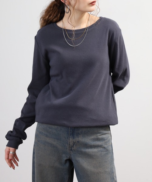 SO(エスオー)の「長袖Tシャツ(Tシャツ/カットソー・レディース・スミクロ/オレンジ系その他・F)」の22枚目の写真