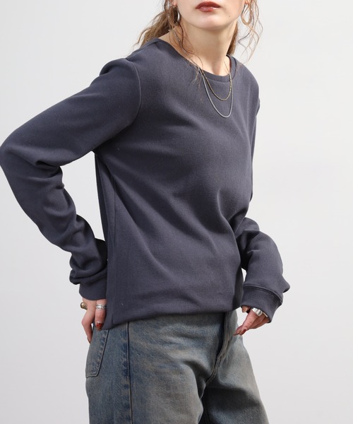 SO(エスオー)の「長袖Tシャツ(Tシャツ/カットソー・レディース・スミクロ/オレンジ系その他・F)」の7枚目の写真