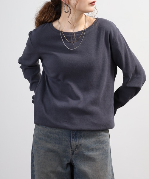 SO(エスオー)の「長袖Tシャツ(Tシャツ/カットソー・レディース・スミクロ/オレンジ系その他・F)」の6枚目の写真
