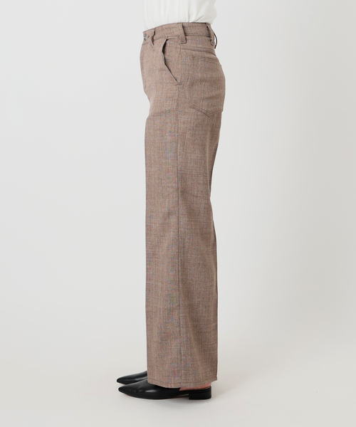 SLOBE IENA(スローブイエナ)の「Wrangler/ラングラー SLOBE別注 ワイドランチャー(スラックス・レディース・ネイビー/ベージュ・40/38/36)」の20枚目の写真