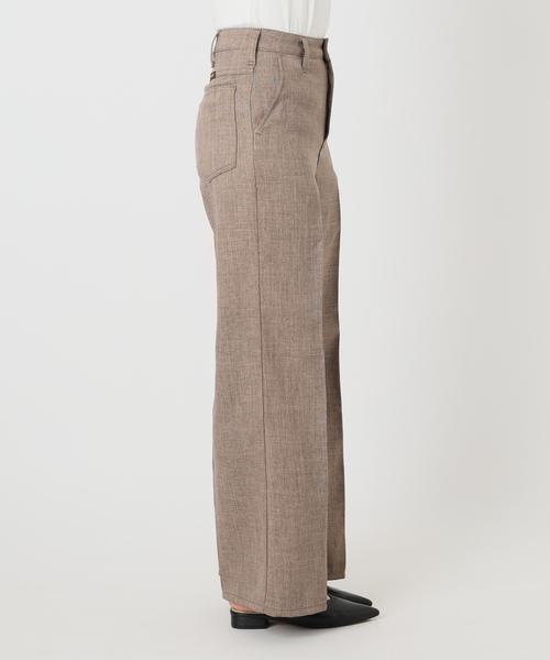 SLOBE IENA(スローブイエナ)の「Wrangler/ラングラー SLOBE別注 ワイドランチャー(スラックス・レディース・ネイビー/ベージュ・40/38/36)」の22枚目の写真