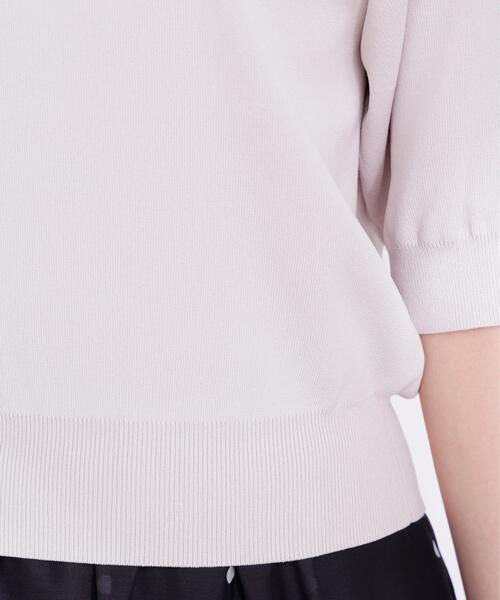 PROPORTION BODY DRESSING(プロポーションボディドレッシング)の「5分袖ハートカットドルマン / 1216170404(ニット/セーター・レディース・グレー/ネイビー/オレンジ/ホワイト・SMALL/MEDIUM)」の19枚目の写真