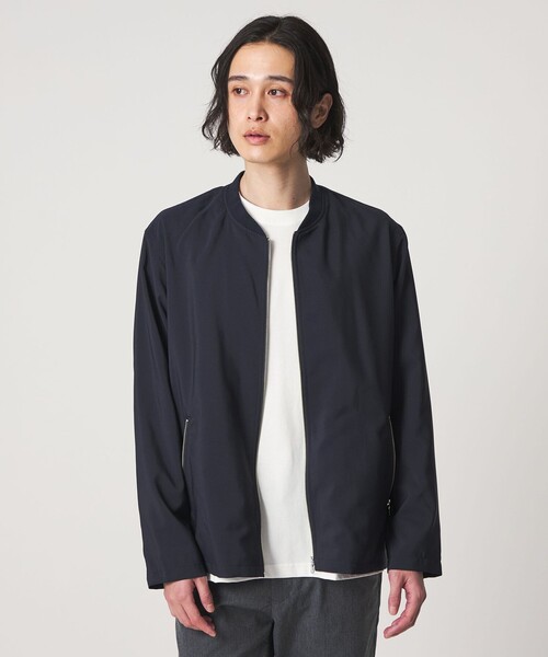 A DAY IN THE LIFE UNITED ARROWS(アデイインザライフユナイテッドアローズ)の「ハイツイスト リブ ブルゾン-吸水速乾-<A DAY IN THE LIFE>(その他アウター・メンズ・ネイビー/ナチュラル/オリーブ/ブラック・XL/M/S/L)」の20枚目の写真