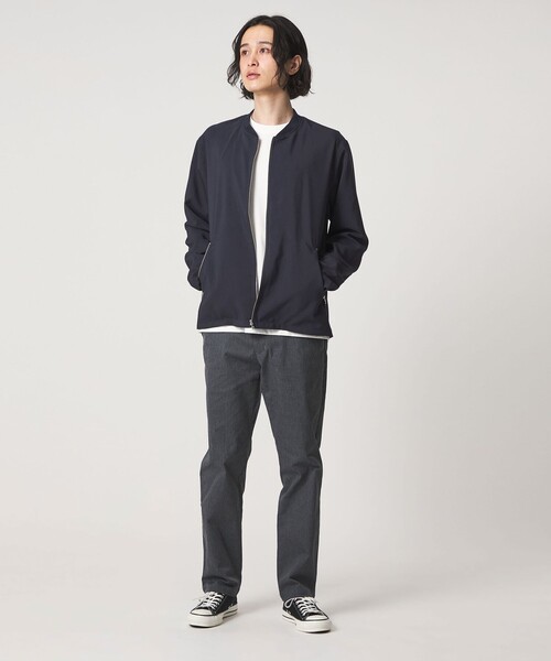 A DAY IN THE LIFE UNITED ARROWS(アデイインザライフユナイテッドアローズ)の「ハイツイスト リブ ブルゾン-吸水速乾-<A DAY IN THE LIFE>(その他アウター・メンズ・ネイビー/ナチュラル/オリーブ/ブラック・XL/M/S/L)」の5枚目の写真