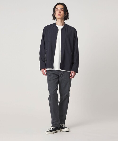 A DAY IN THE LIFE UNITED ARROWS(アデイインザライフユナイテッドアローズ)の「ハイツイスト リブ ブルゾン-吸水速乾-<A DAY IN THE LIFE>(その他アウター・メンズ・ネイビー/ナチュラル/オリーブ/ブラック・XL/M/S/L)」の6枚目の写真