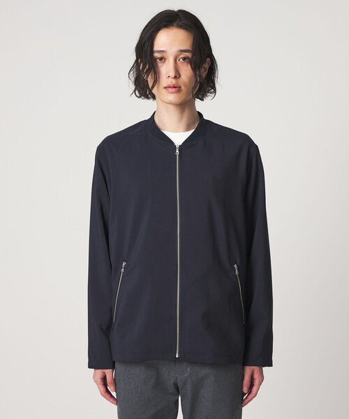 A DAY IN THE LIFE UNITED ARROWS(アデイインザライフユナイテッドアローズ)の「ハイツイスト リブ ブルゾン-吸水速乾-<A DAY IN THE LIFE>(その他アウター・メンズ・ネイビー/ナチュラル/オリーブ/ブラック・XL/M/S/L)」の10枚目の写真
