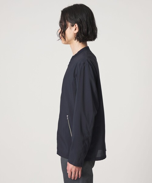 A DAY IN THE LIFE UNITED ARROWS(アデイインザライフユナイテッドアローズ)の「ハイツイスト リブ ブルゾン-吸水速乾-<A DAY IN THE LIFE>(その他アウター・メンズ・ネイビー/ナチュラル/オリーブ/ブラック・XL/M/S/L)」の11枚目の写真