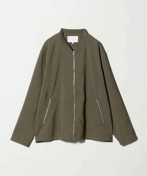 A DAY IN THE LIFE UNITED ARROWS(アデイインザライフユナイテッドアローズ)の「ハイツイスト リブ ブルゾン-吸水速乾-<A DAY IN THE LIFE>(その他アウター・メンズ・ネイビー/ナチュラル/オリーブ/ブラック・XL/M/S/L)」の13枚目の写真