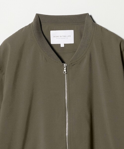 A DAY IN THE LIFE UNITED ARROWS(アデイインザライフユナイテッドアローズ)の「ハイツイスト リブ ブルゾン-吸水速乾-<A DAY IN THE LIFE>(その他アウター・メンズ・ネイビー/ナチュラル/オリーブ/ブラック・XL/M/S/L)」の15枚目の写真
